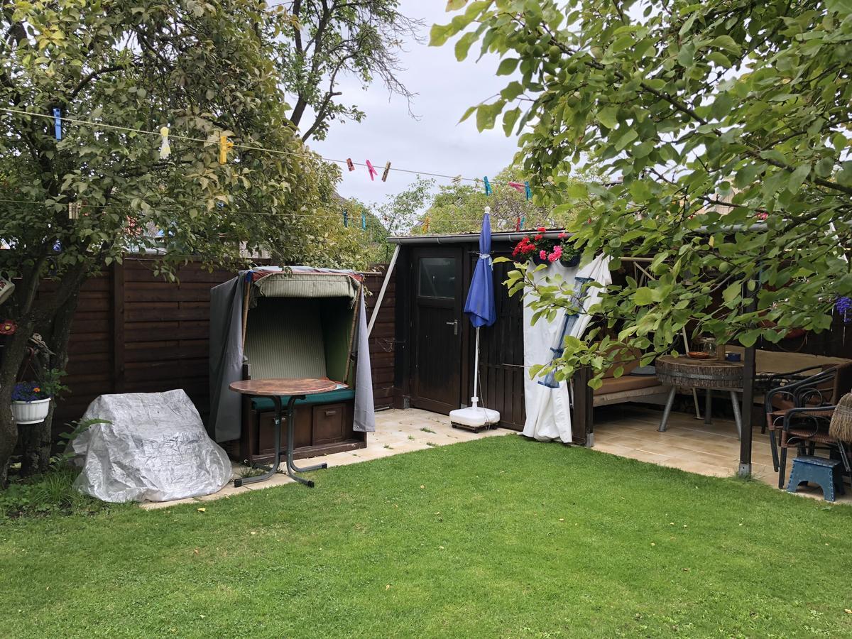Ferienwohnung Mit Garten Wieck Exteriör bild